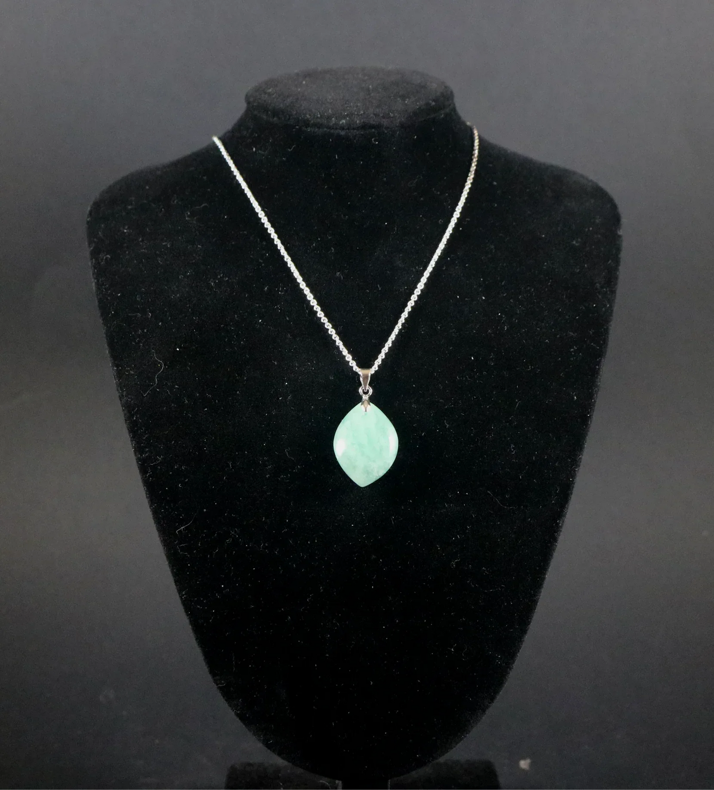 Pendentif marquise en Amazonite - Pierres de Terre Happy