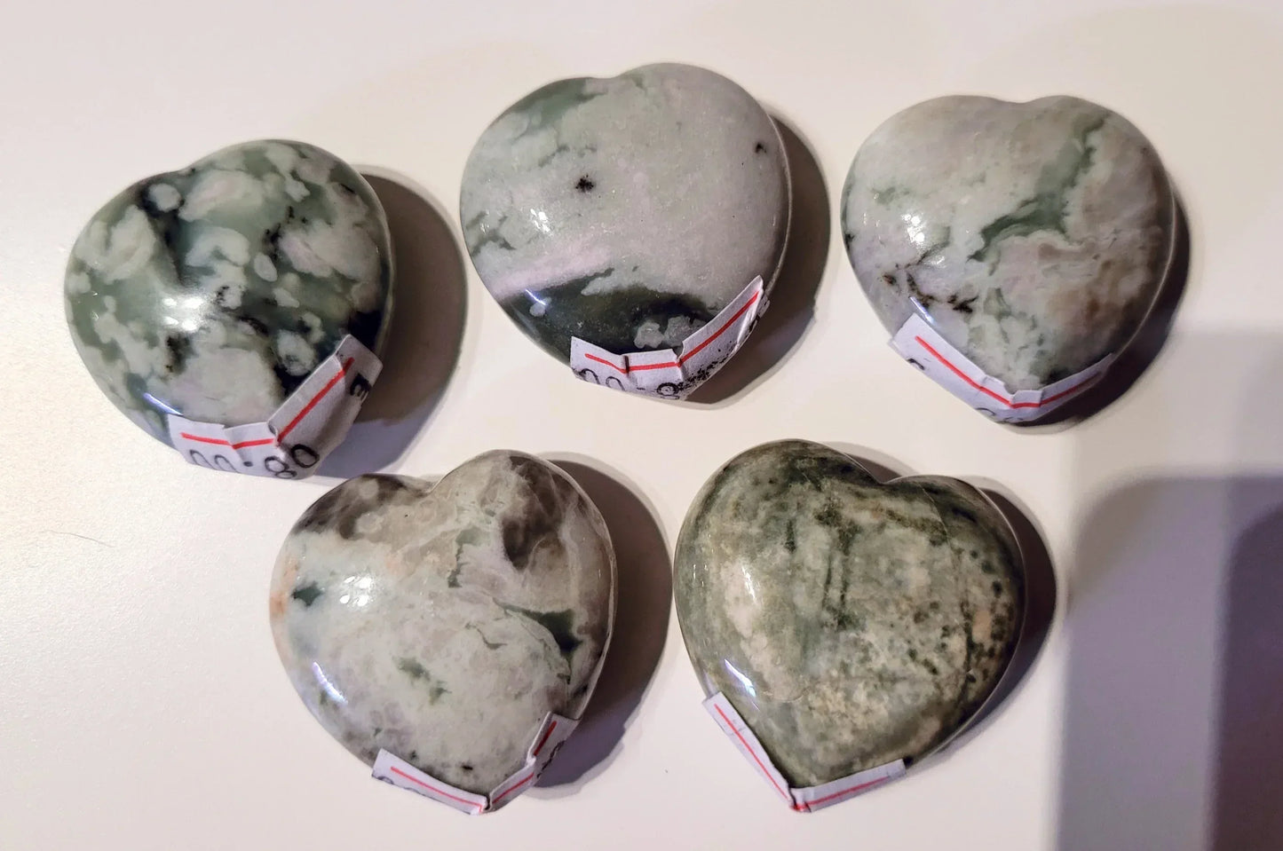 Coeur en Agate arbre - Pierres de Terre Happy