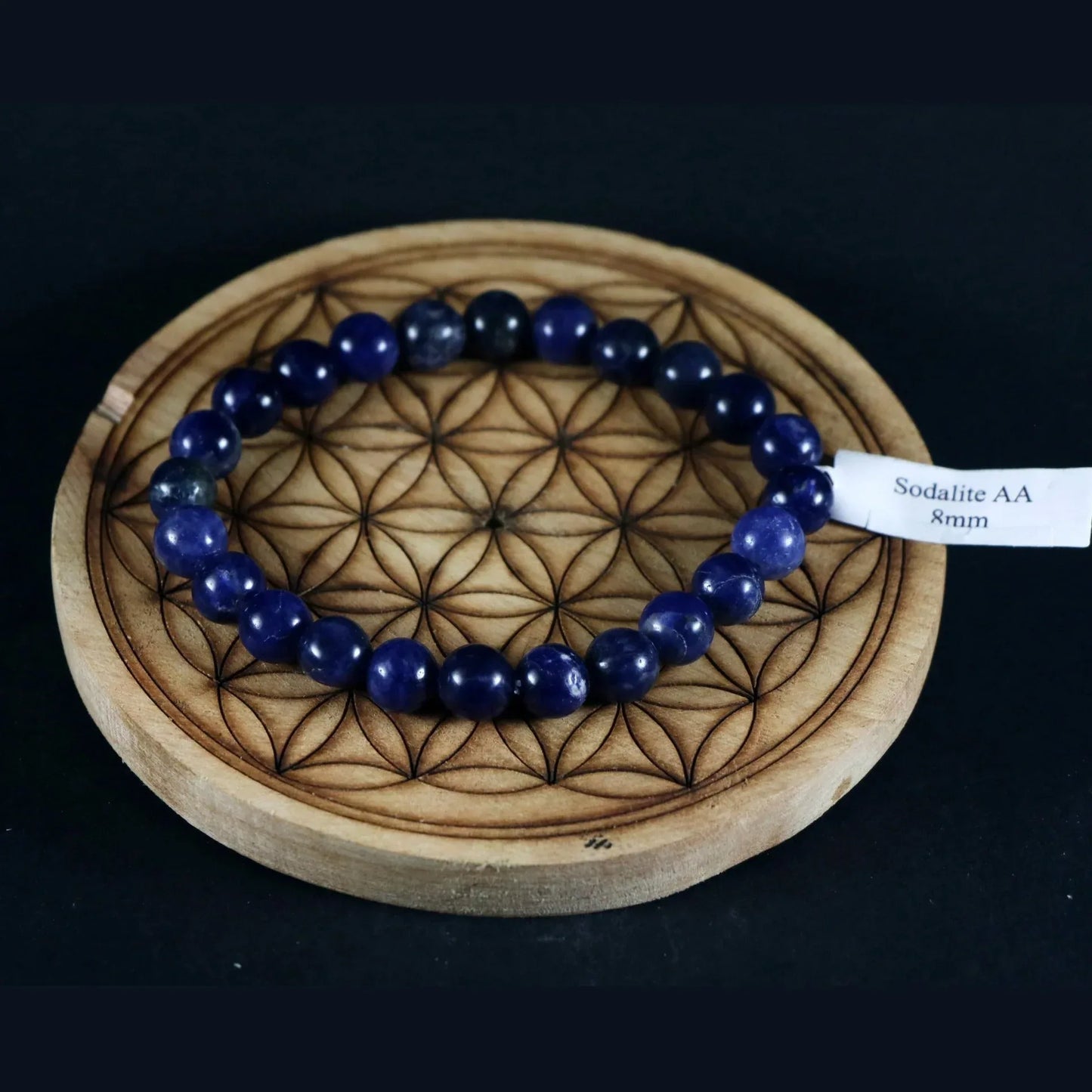 Bracelet en Sodalite AA 8mm - Pierres de Terre Happy