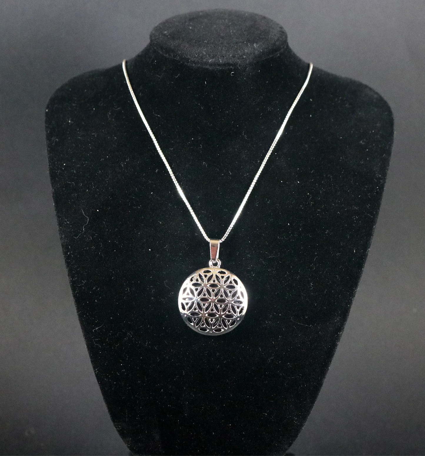 Pendentif fleur de vie en Améthyste - Pierres de Terre Happy