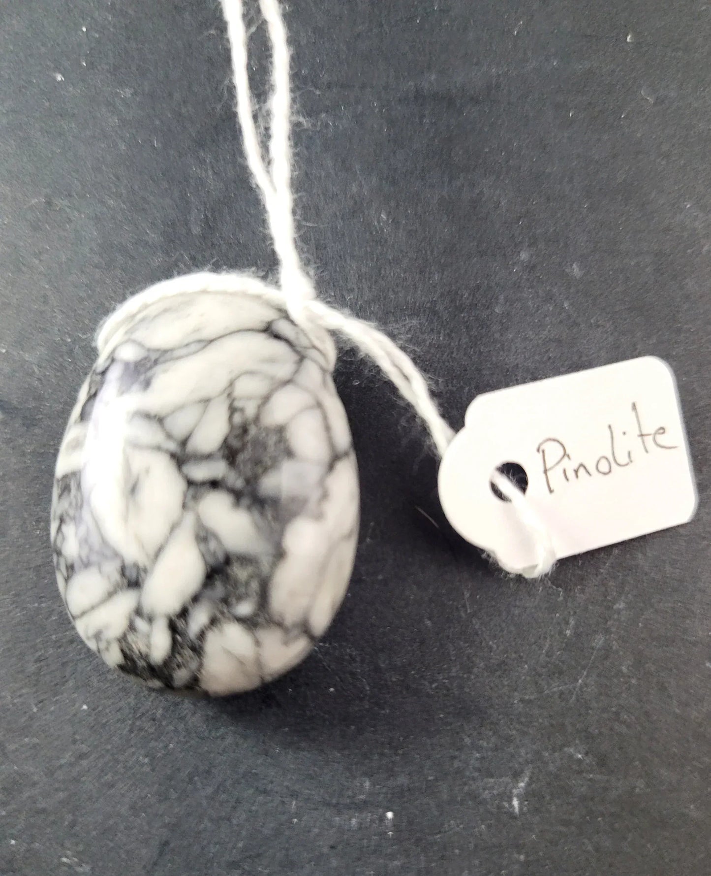 Pendentif pierre percée en Pinolite - Pierres de Terre Happy