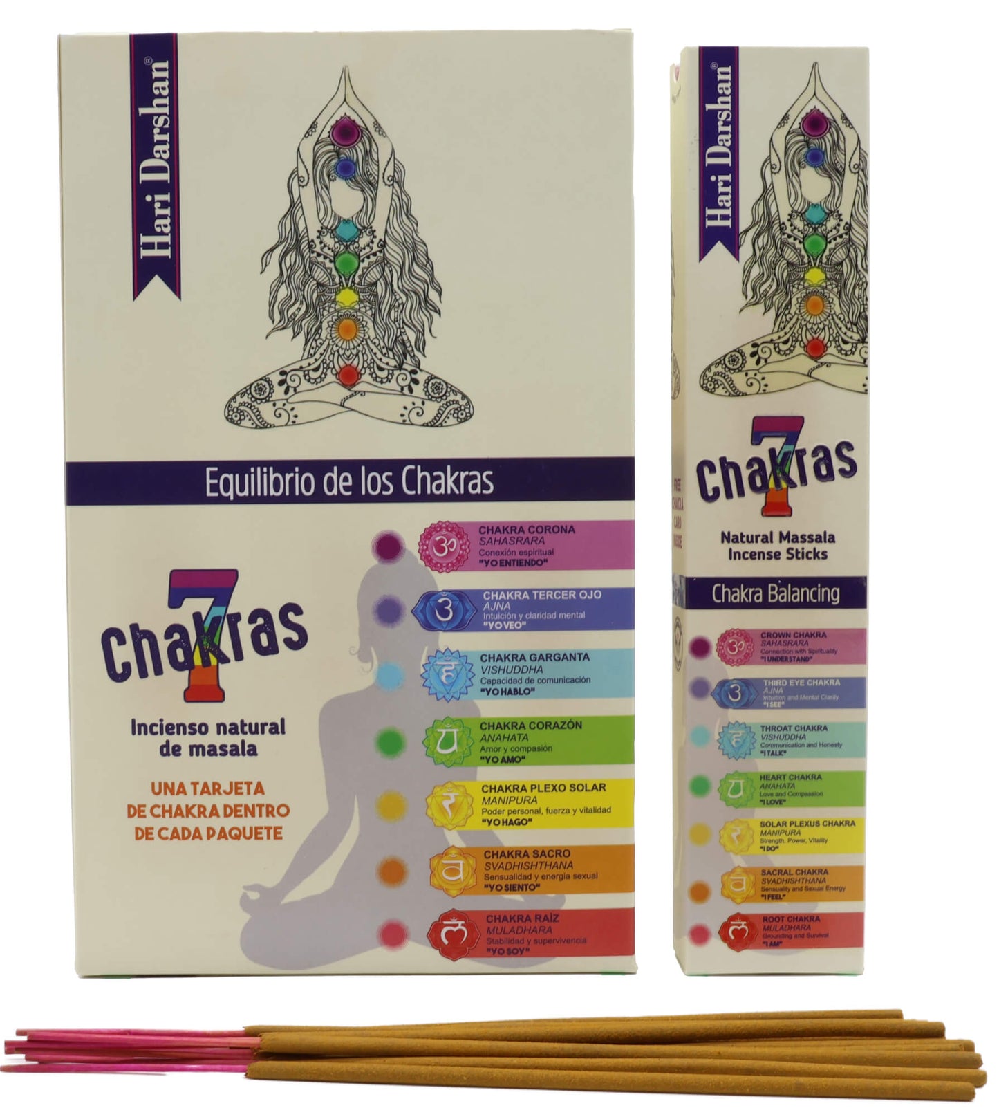 Encens Tribal Soul 7 chakras blanc