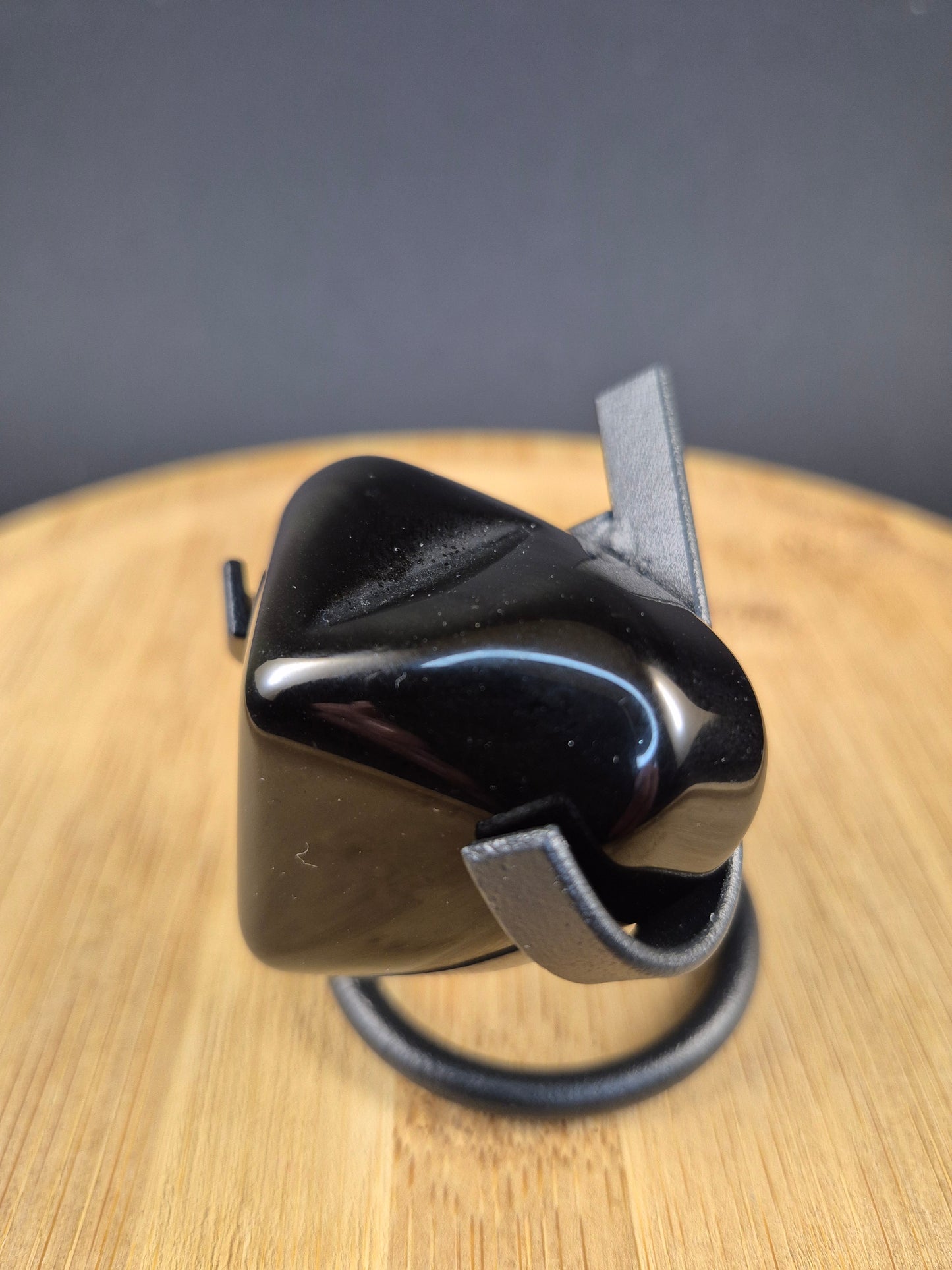 Coeur en Obsidienne oeil celeste 91g