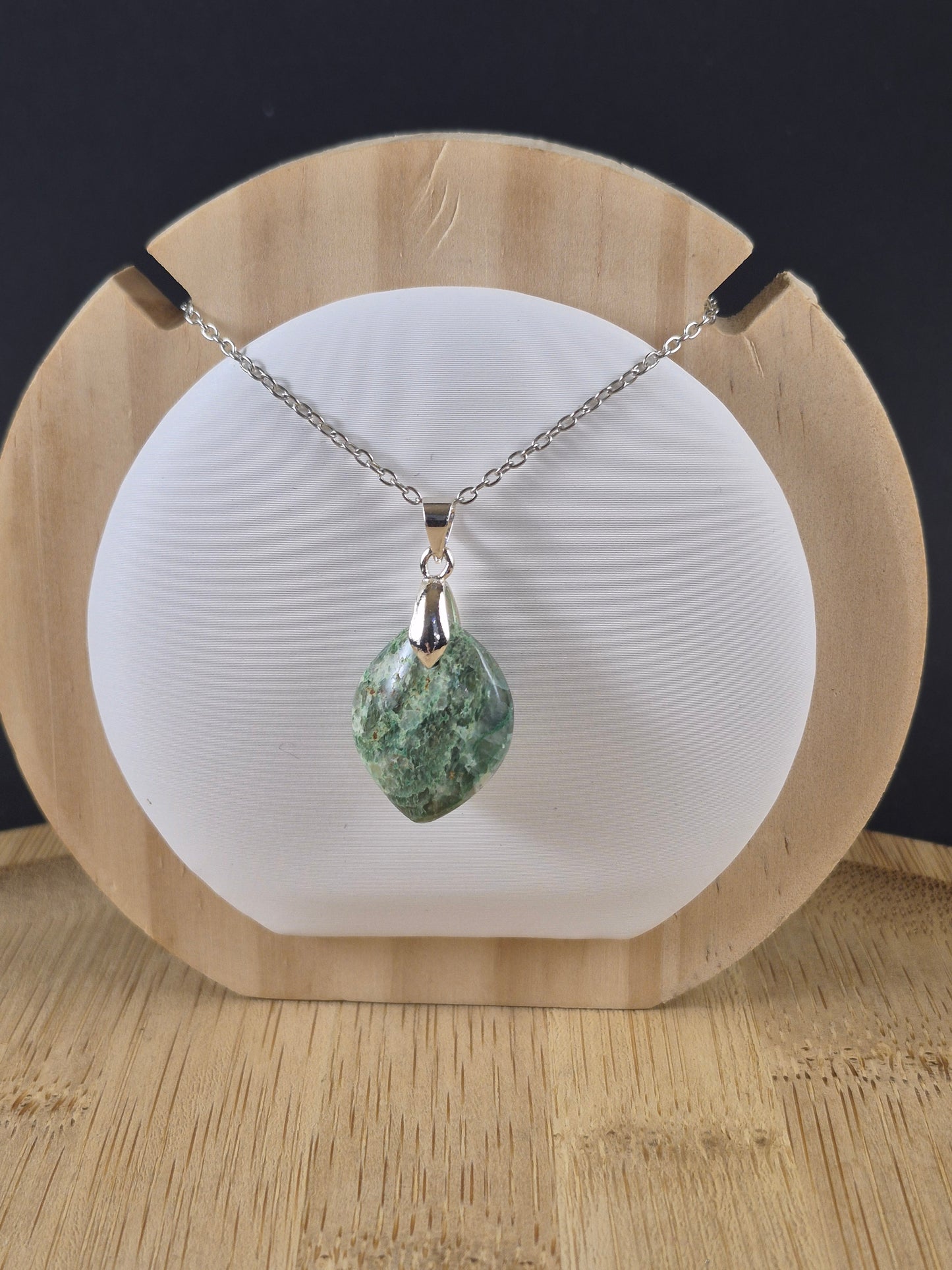 Pendentif Chrysocolle marquise