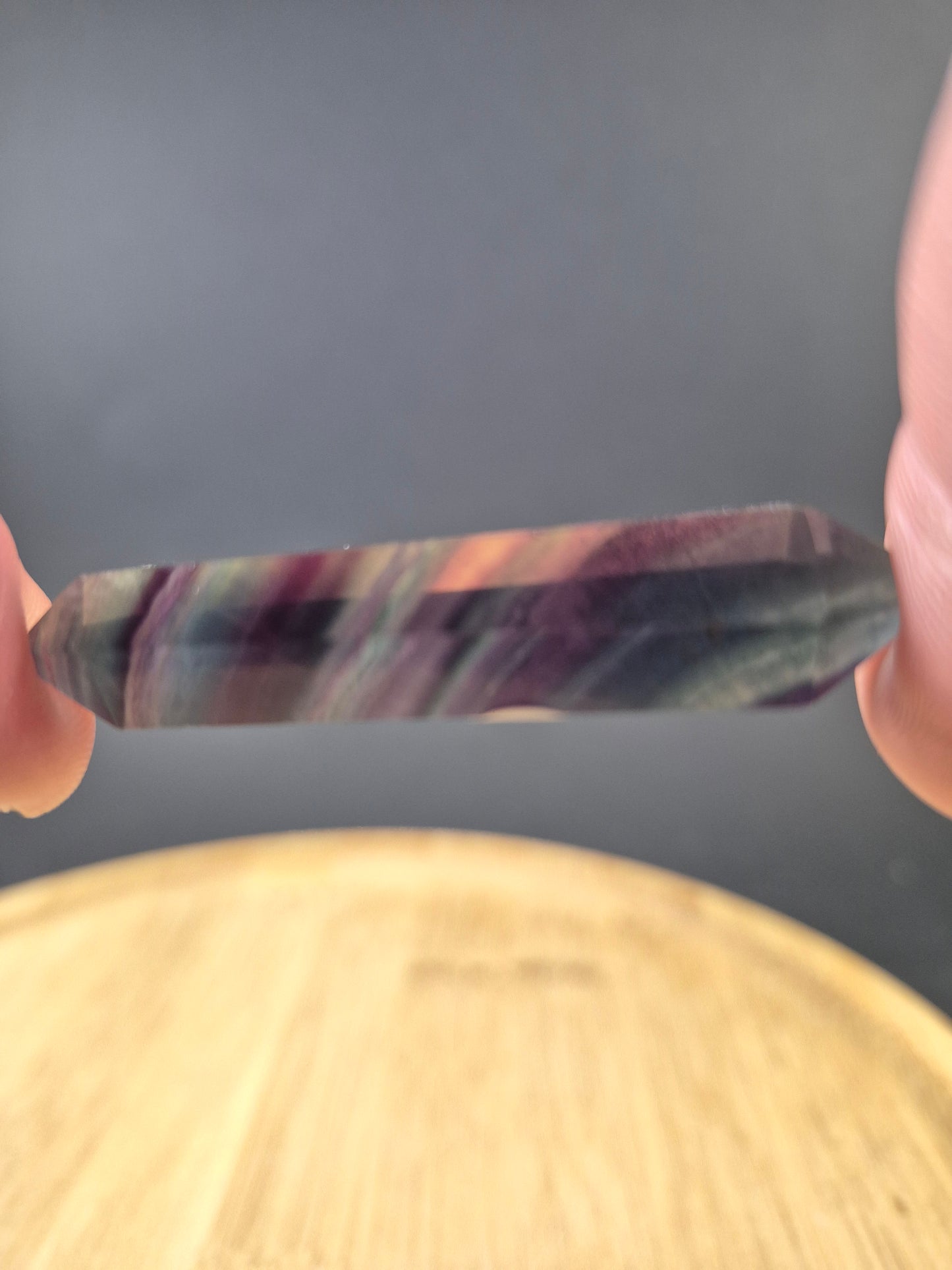 Pointe bi terminée en Fluorine multicolore