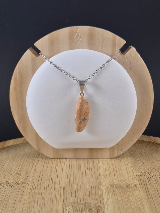 pendentif en Jaspe léopard