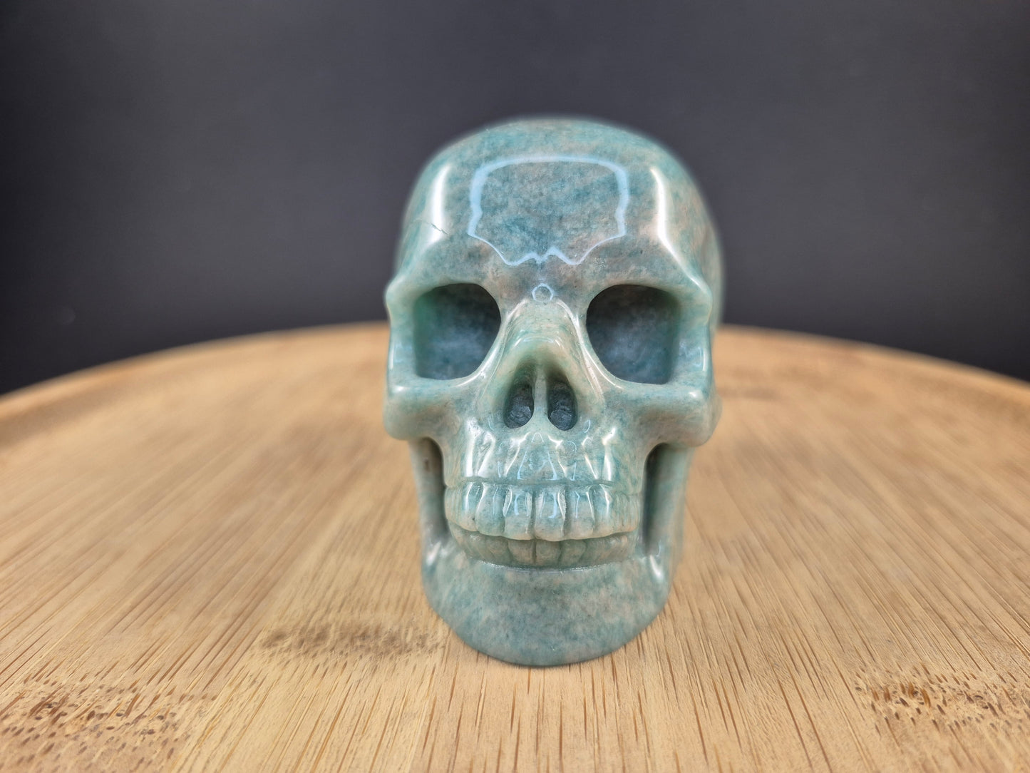 Crâne de Cristal en Amazonite 7,5cm