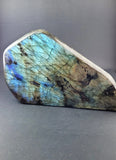 Bloc poli en Labradorite 975g - Pierres de Terre Happy