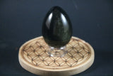 Oeuf en Obsidienne dorée 111g - Pierres de Terre Happy