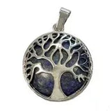 Pendentif arbre de vie en Lapis Lazuli - Pierres de Terre Happy