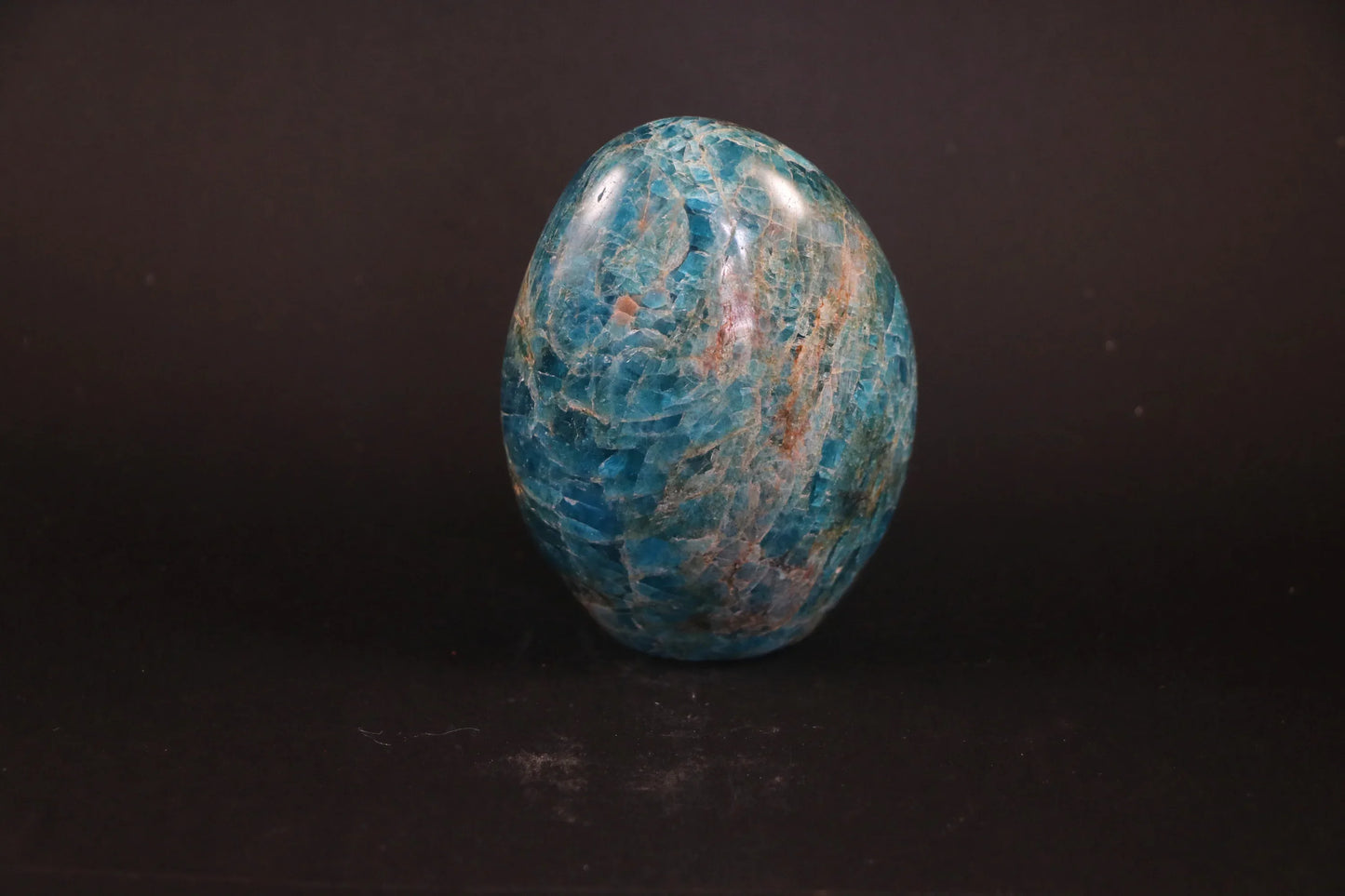 Bloc poli d'Apatite bleue 451g - Pierres de Terre Happy