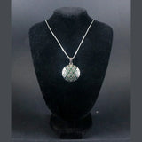 Pendentif fleur de vie en Aventurine verte - Pierres de Terre Happy