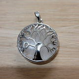 Pendentif arbre de vie en Cristal de Roche - Pierres de Terre Happy