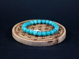 Bracelet en Amazonite du Pérou AA+ 8mm - Pierres de Terre Happy