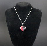Pendentif coeur en rhodonite - Pierres de Terre Happy