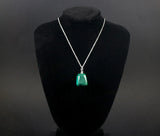 Pendentif pierre roulée en Malachite - Pierres de Terre Happy