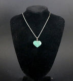 Pendentif coeur en Amazonite - Pierres de Terre Happy
