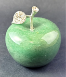 Pomme en Aventurine Verte - Pierres de Terre Happy