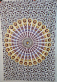 Tenture d'Inde moyen modèle - mandala - Pierres de Terre Happy