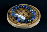 Bracelet en Dumortiérite 10mm - Pierres de Terre Happy
