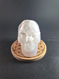 Crâne de Cristal en Agate cristalisée 10 cm - Pierres de Terre Happy