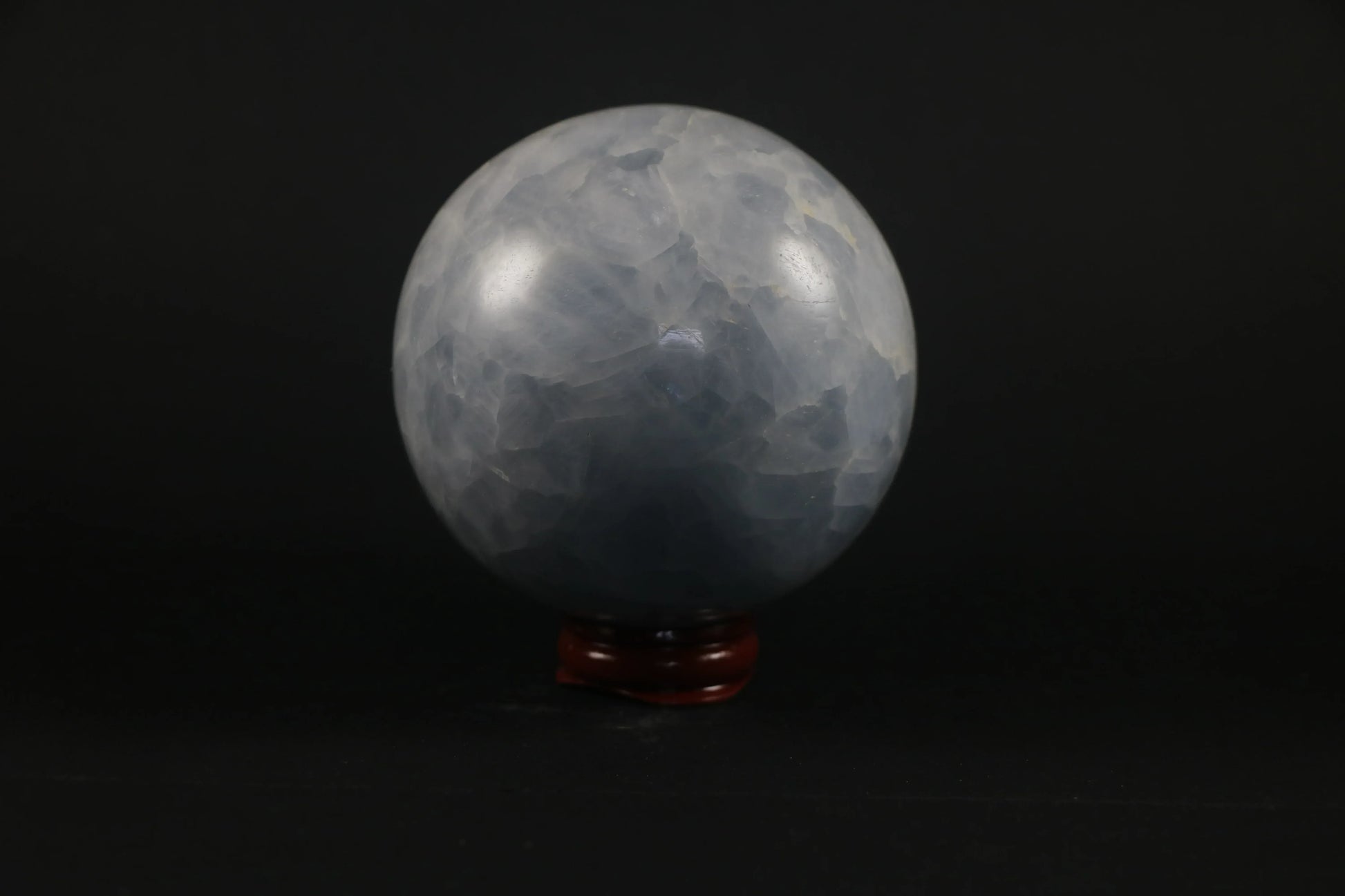 Sphère de Calcite bleue - Pierres de Terre Happy