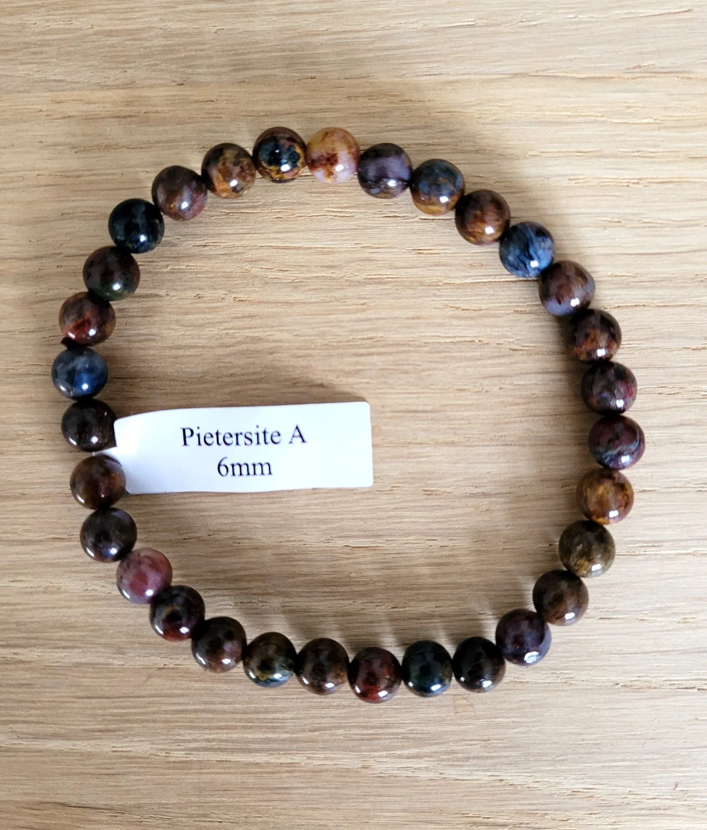 Bracelet en Pietersite 6mm - Pierres de Terre Happy