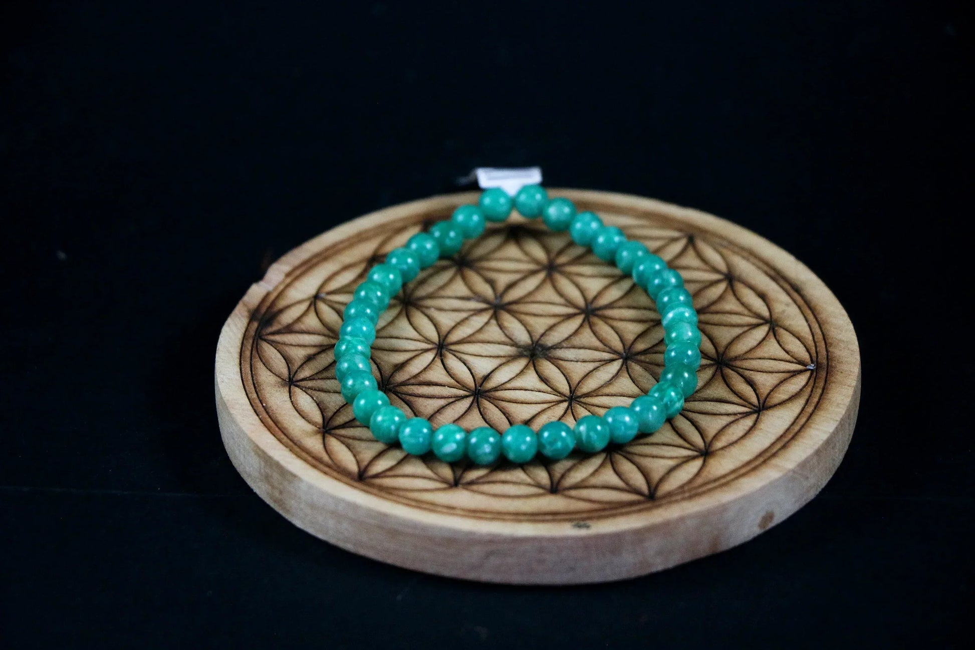 Bracelet en Amazonite Russie AA 6mm - Pierres de Terre Happy