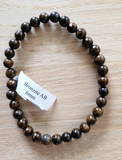 Bracelet en Bronzite 6mm - Pierres de Terre Happy