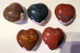 Coeur en Agate d'Inde - Pierres de Terre Happy