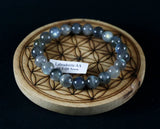 Bracelet en Labradorite 9mm - Pierres de Terre Happy