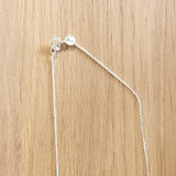 Chainette en argent 60cm - Pierres de Terre Happy