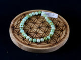 Bracelet enTurquoise 6mm AB Mongolie - Pierres de Terre Happy