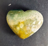 Coeur en Agate mousse - Pierres de Terre Happy