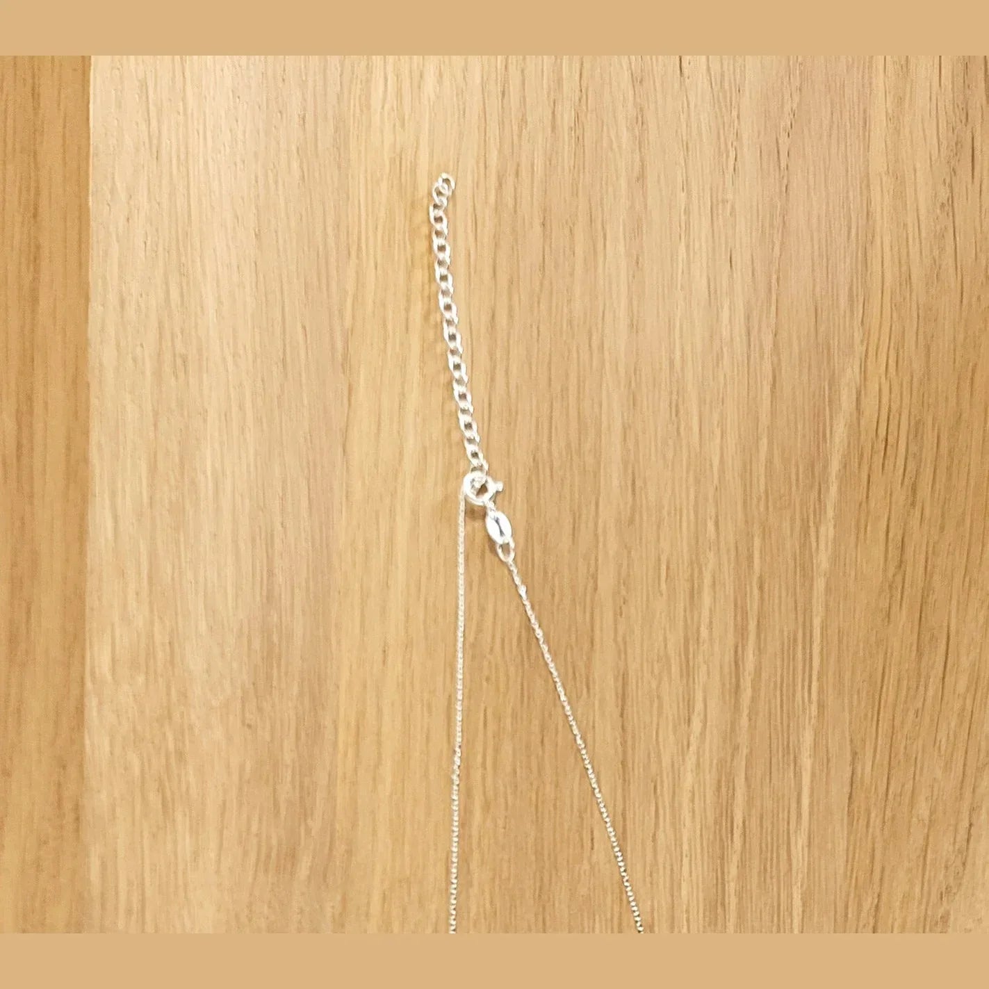 Chainette en argent 50cm - Pierres de Terre Happy