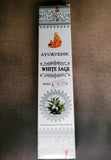 Encens Ayurvedic White Sage - Pierres de Terre Happy
