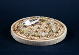 Bracelet en Cristal de roche rutile 6mm - Pierres de Terre Happy