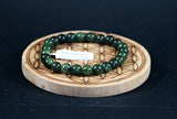 Bracelet en Jade néphrite 8mm - Pierres de Terre Happy