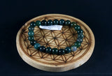 Bracelet en Agate mousse 8mm - Pierres de Terre Happy