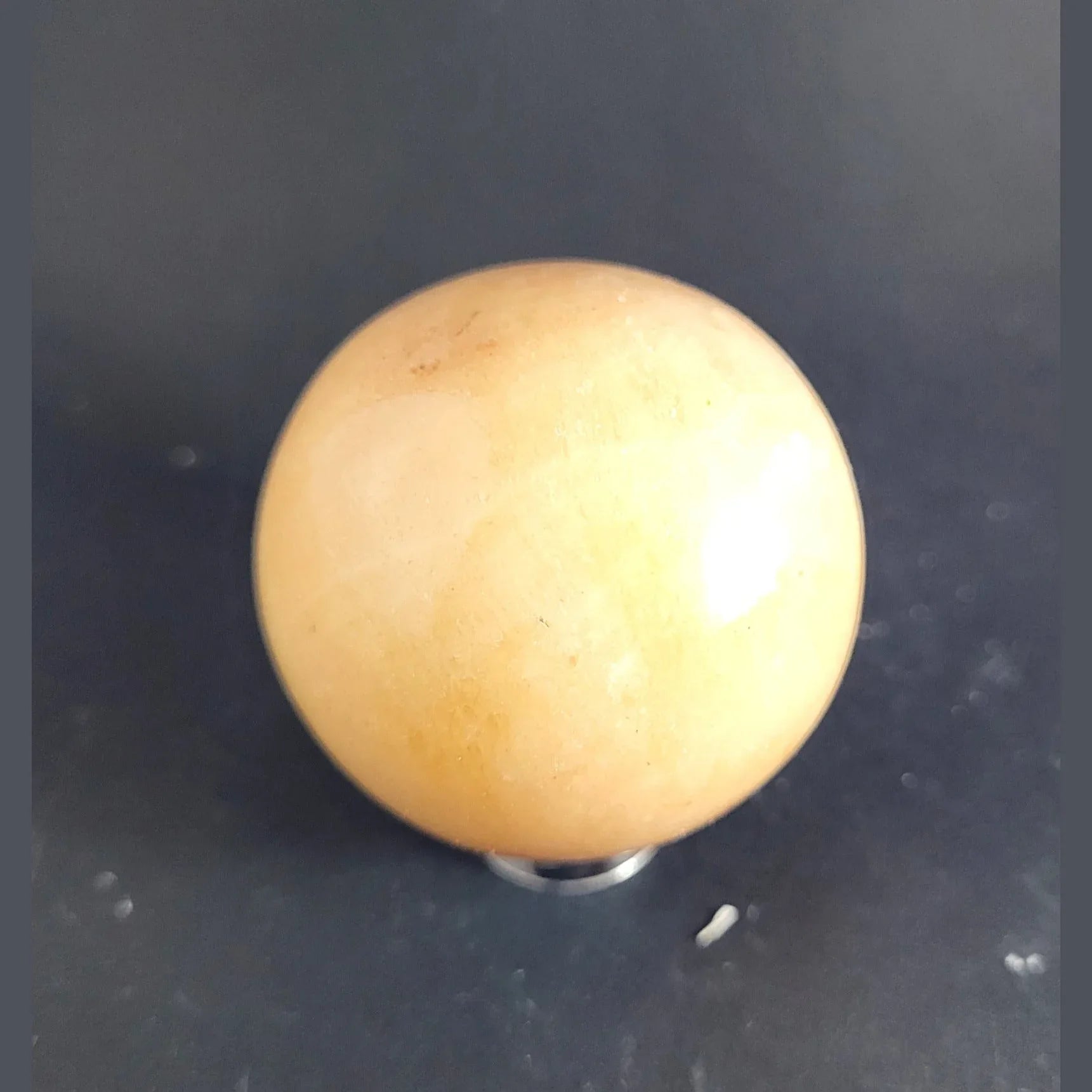 Sphère en Calcite Orange - Pierres de Terre Happy