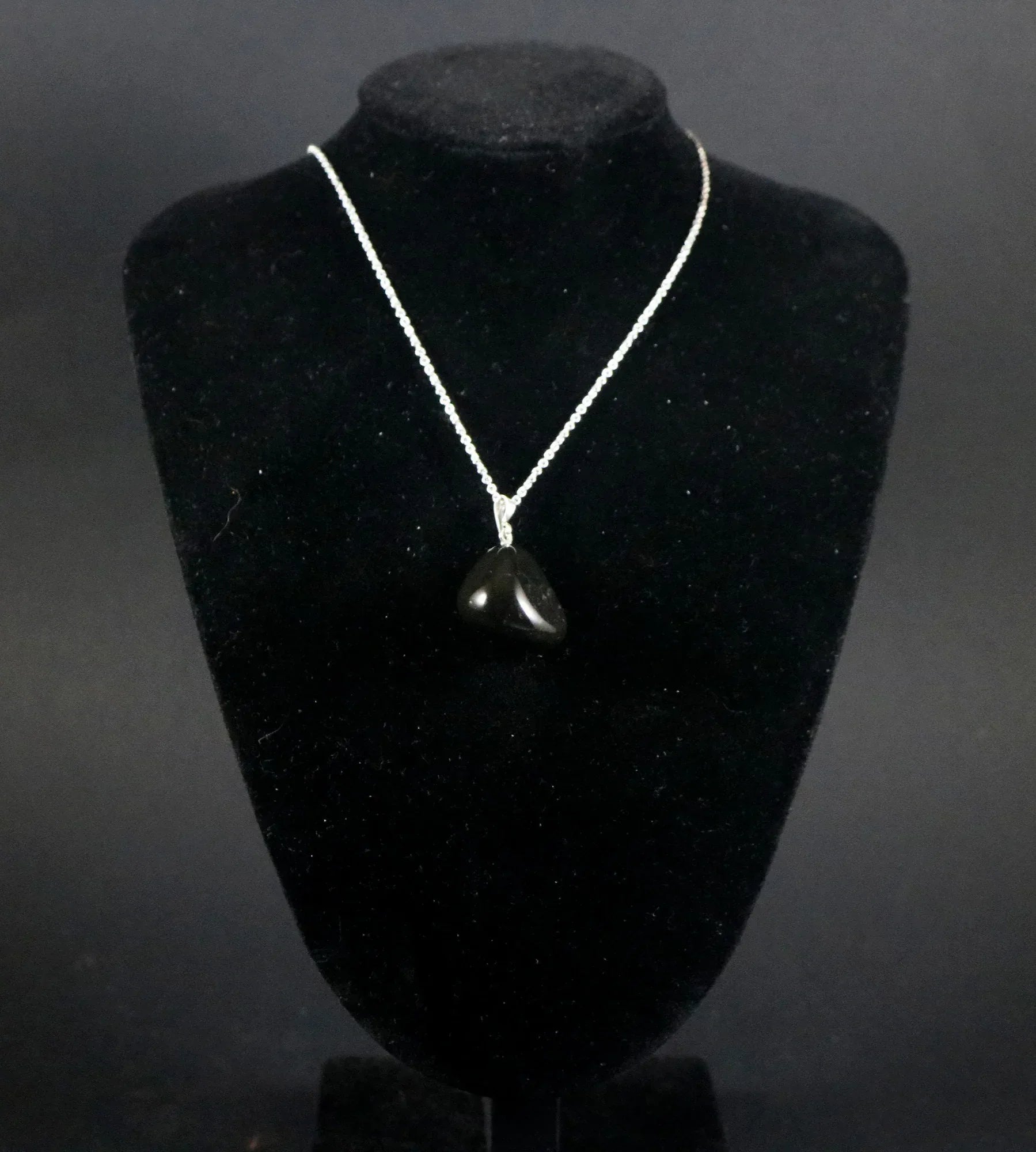 Pendentif pierre roulée en Onyx - Pierres de Terre Happy