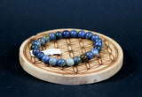 Bracelet en Dumortiérite 8mm - Pierres de Terre Happy