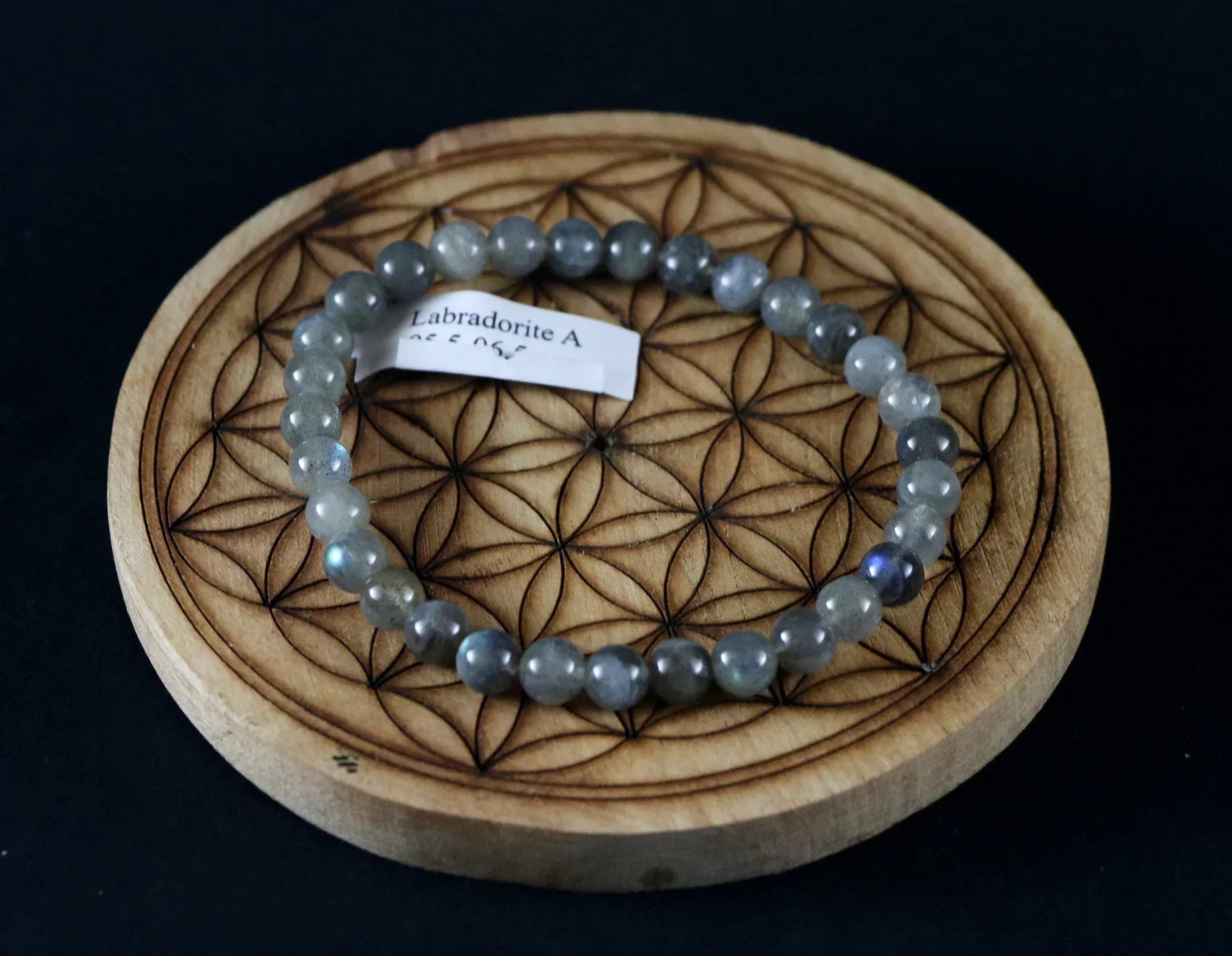 Bracelet en Labradorite 6mm A - Pierres de Terre Happy