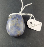 Pendentif pierre percée en Sodalite - Pierres de Terre Happy