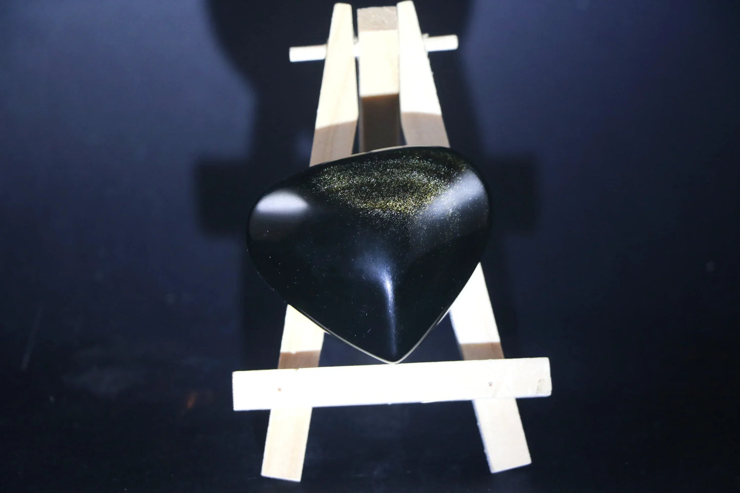 Coeur en Obsidienne dorée 69g - Pierres de Terre Happy