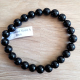 Bracelet en Tourmaline noire 8mm - Pierres de Terre Happy