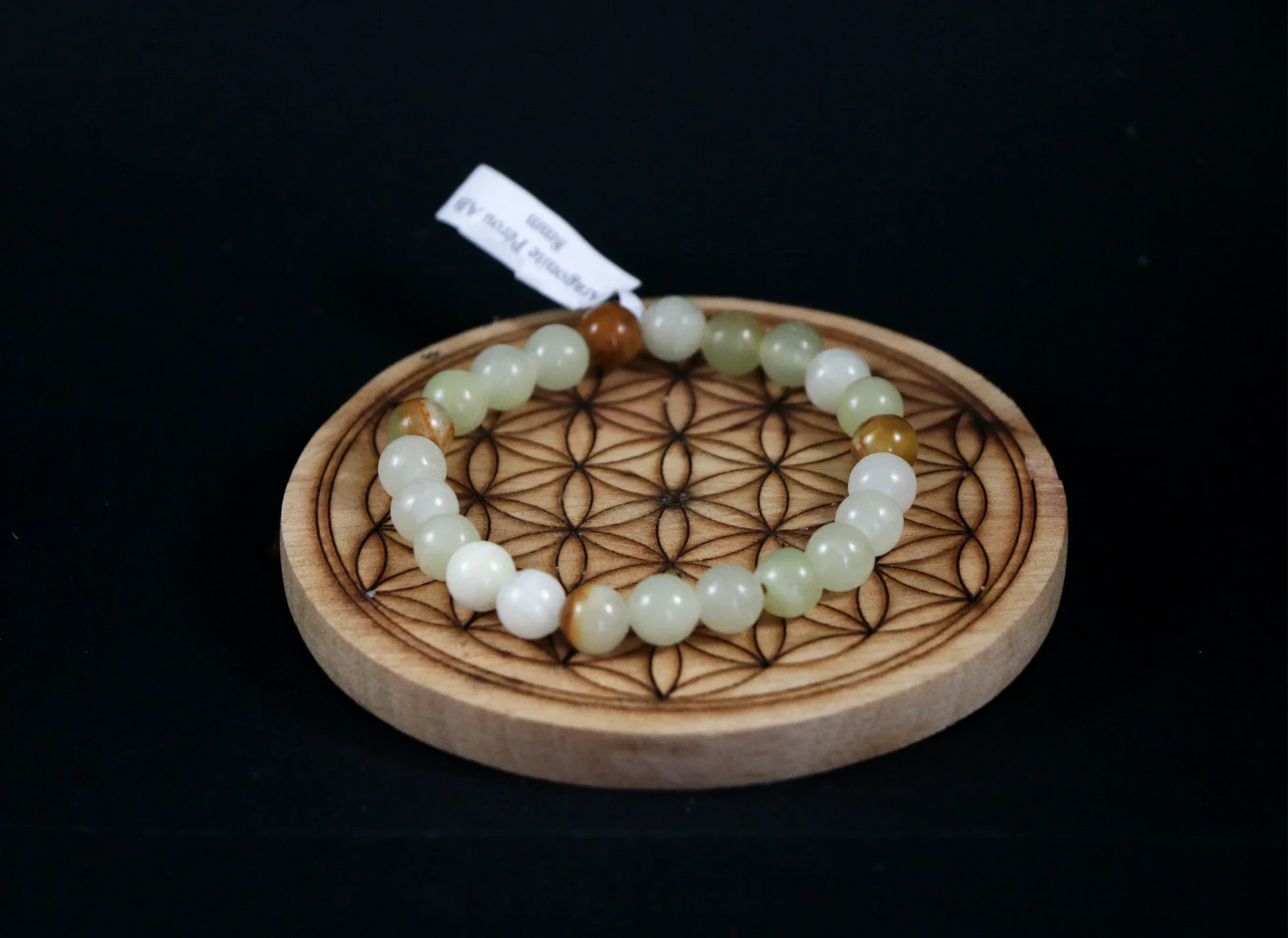 Bracelet en Aragonite AB 8mm - Pierres de Terre Happy