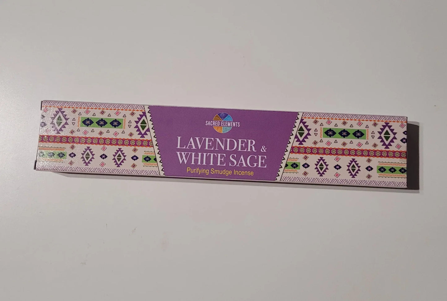 Encens Sacred Elements sauge blanche + lavande - Pierres de Terre Happy