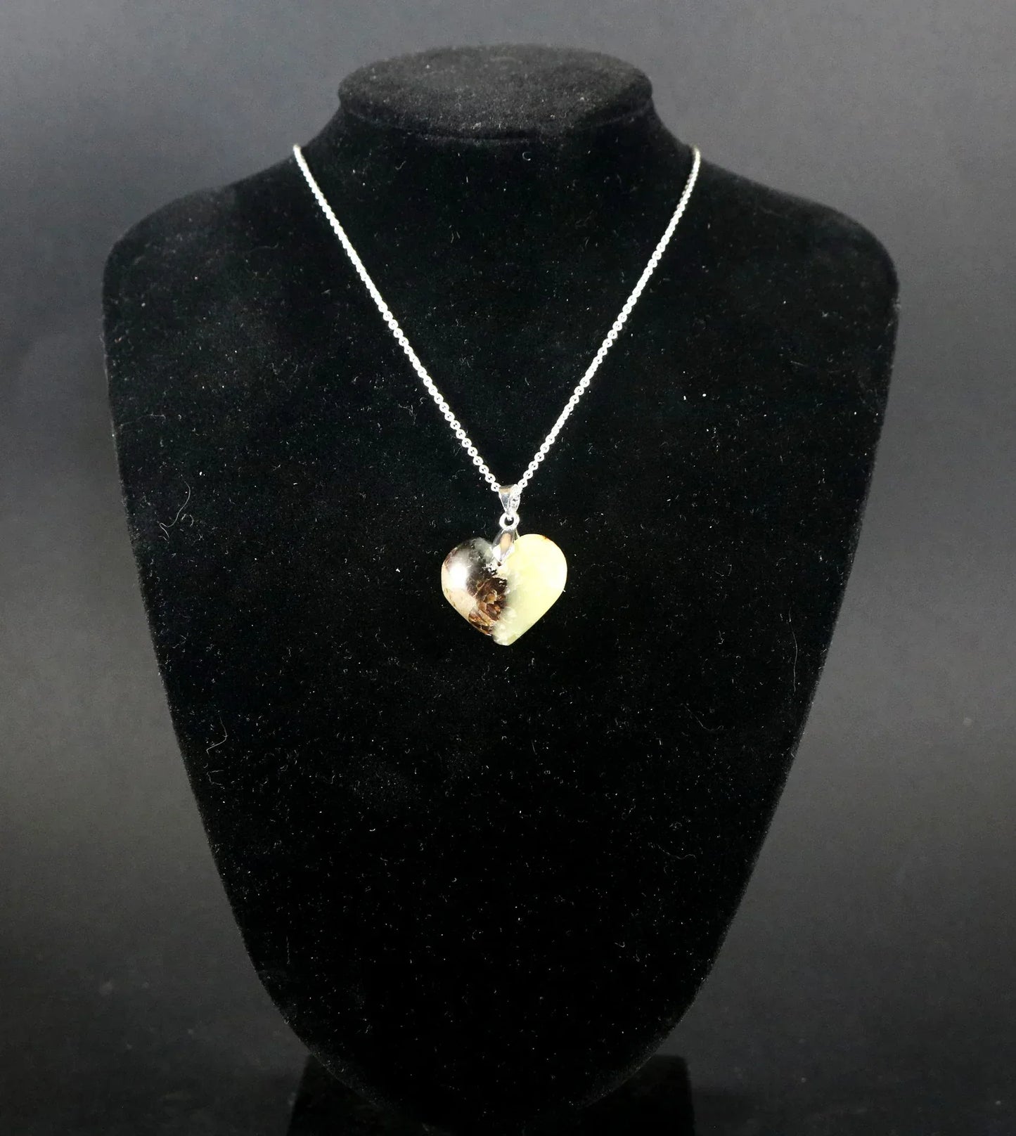Pendentif coeur en Septaria - Pierres de Terre Happy