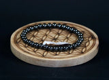 Bracelet en Hématite 6mm - Pierres de Terre Happy